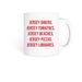 Jersey Libraries, a White Coffee Mug
