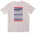 Limited Edition: GMSP Patriotic Logo, a Ice Grey Softstyle Cotton Tee (back-view)