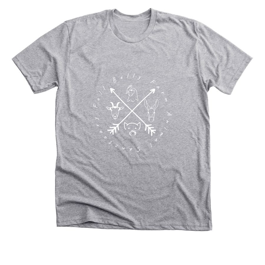 Arrow logo shirts, a Athletic Heather Premium Unisex Tee