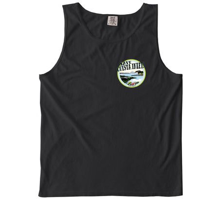 INLET Saved&nbsp;, a Black Comfort Colors Tank Top