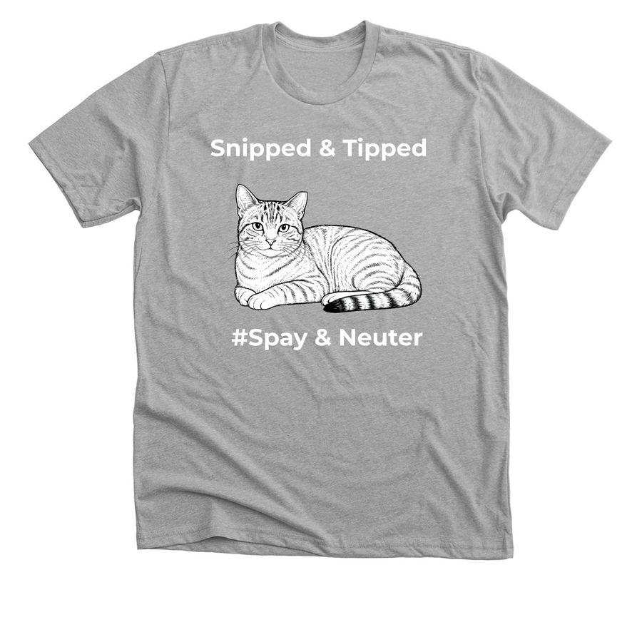 TNVR- FUNDRAISER, a Athletic Heather Premium Unisex Tee