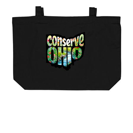Tote Bags, a Black Large Organic Cotton Tote Bag