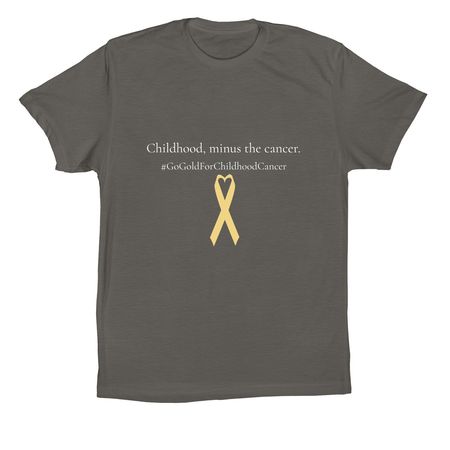 Childhood, minus the cancer, a Asphalt Premium Cotton Tee