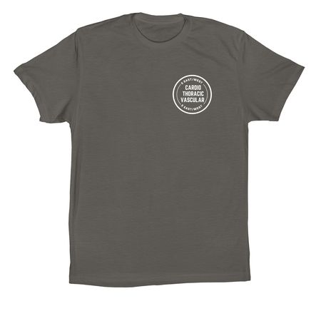 5EW Circle Logo, a Asphalt Premium Cotton Tee