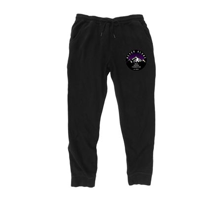 Never Alone Joggers, a Black Midweight Fleece Joggers