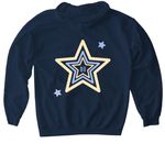 "Women In Business" Member Hoodie, a Navy Gildan Softstyle Pullover Hoodie (back-view)