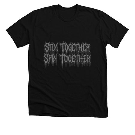 Stim Together, a Solid Black Blend Premium Unisex Tee