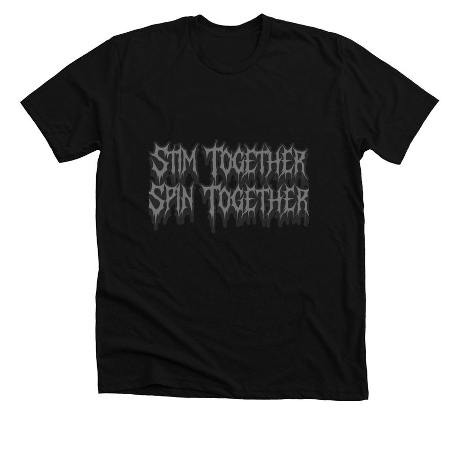 Stim Together, a Solid Black Blend Premium Unisex Tee