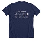 CLYC Power Fleet 2026, a Solid Navy Blend Premium Unisex Tee (back-view)
