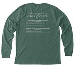 Torchlight Season 2026: Heroes and Villains, a Heather Forest Premium Long Sleeve Tee (back-view)