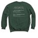 Torchlight Season 2026: Heroes and Villains, a Forest Crewneck Sweatshirt (back-view)