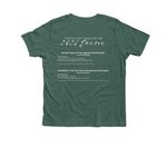 Torchlight Season 2026: Heroes and Villains, a Heather Forest Premium Youth Tee (back-view)