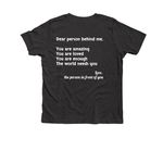 2026 Boogie tee&nbsp;, a Dark Grey Heather Premium Youth Tee (back-view)