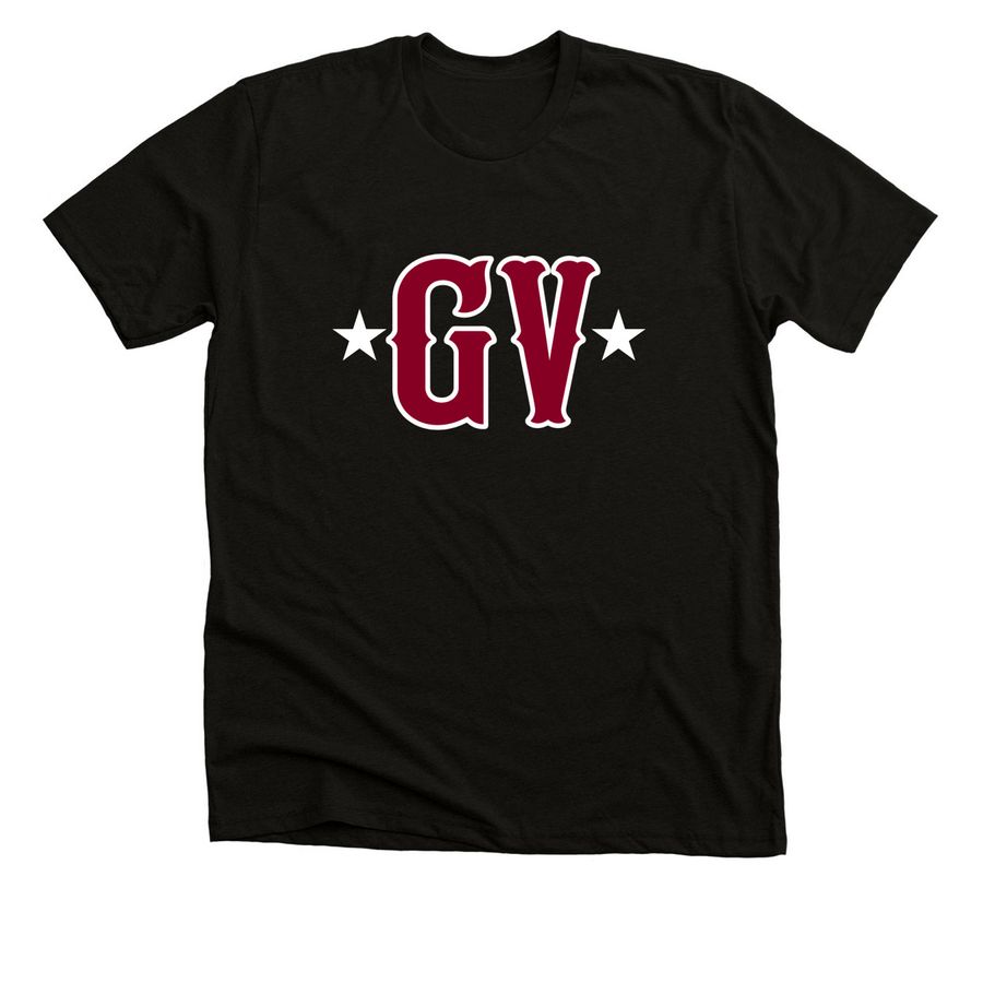 GV All-Stars (dark background design), a Black Heather Premium Unisex Tee