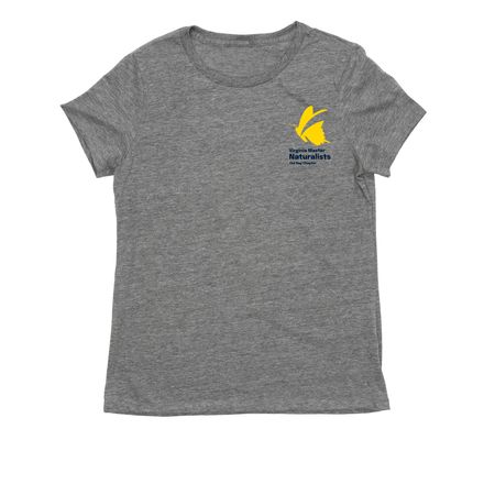 Small Logo, a Aluminum Grey Allmade Eco Triblend Women?s Tee