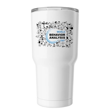 Makito Shibutani WBADA Design, a White Insulated Tumbler