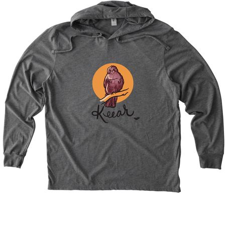 Team Keear!, a Aluminum Grey Allmade Eco Triblend Hoodie Tee