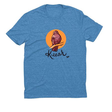 Team Keear!, a Azure Blue Allmade Eco Triblend Unisex Tee