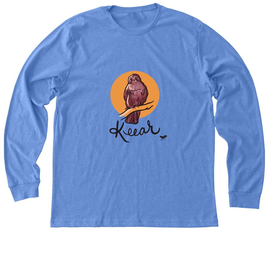 Team Keear!, a Heather Columbia Blue Premium Long Sleeve Tee