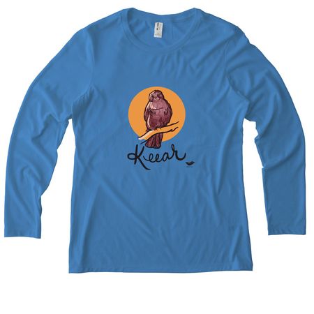 Team Keear!, a Azure Blue Allmade Eco Triblend Women?s Long Sleeve Tee