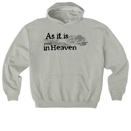 As in Heaven, a Heather Grey Stanley/Stella Cooper Dry Pullover Hoodie