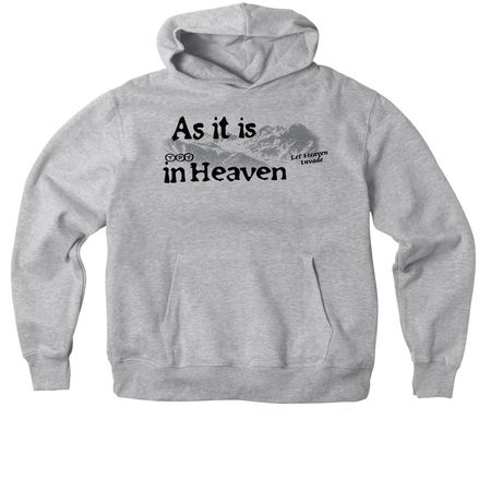 As in Heaven, a Athletic Heather Premium Heavyweight Pullover Hoodie