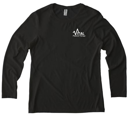 Vital PT, a Space Black Allmade Eco Triblend Women?s Long Sleeve Tee