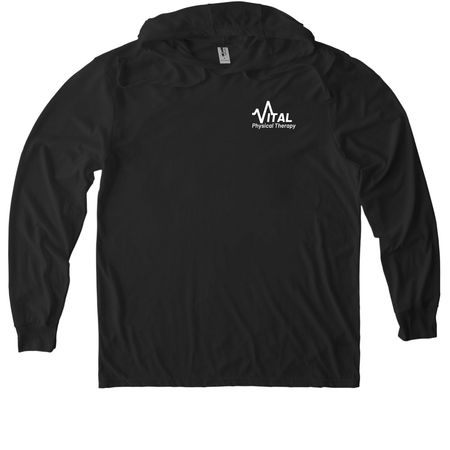 Vital PT, a Space Black Allmade Eco Triblend Hoodie Tee
