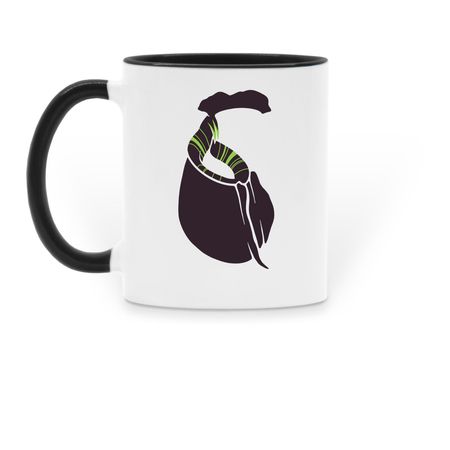 CarnageCup, a Black Two-Tone Ceramic Mug (back-view)