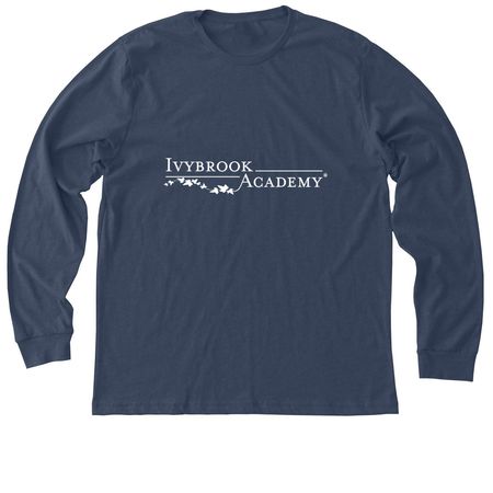 Youth/Adult Spirit Wear, a Heather Navy Premium Long Sleeve Tee