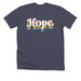 Hope at LRD, a Heather Midnight Navy Premium Unisex Tee