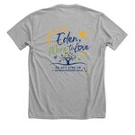DS ACT Step Up For Down Syndrome, a Athletic Heather Premium Unisex Tee (back-view)