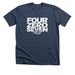 Four Zero Seven Shirt, a Heather Navy Premium Unisex Tee