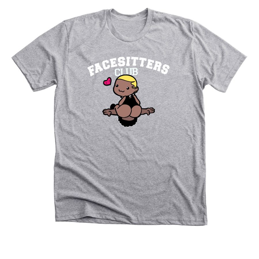 Facesitters Club KawaII&nbsp;, a Athletic Heather Premium Unisex Tee