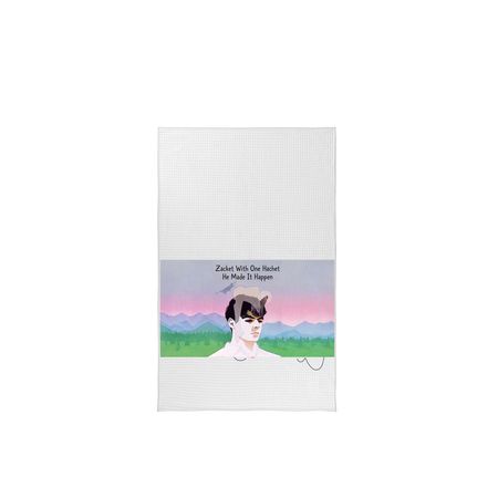The Zacket Tea Towel, a White Tea Towel