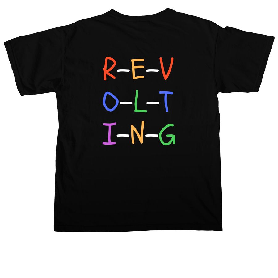 Matilda - Revolting, a Black Comfort Colors Unisex Tee