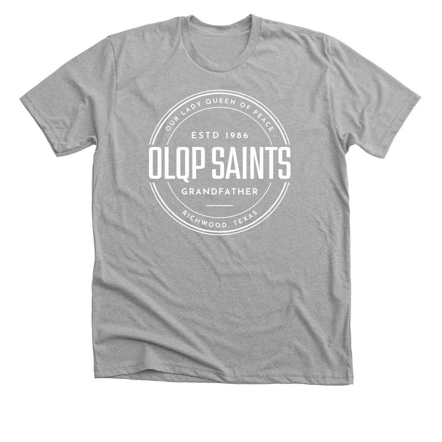 We Love Our Grandfathers, a Athletic Heather Premium Unisex Tee