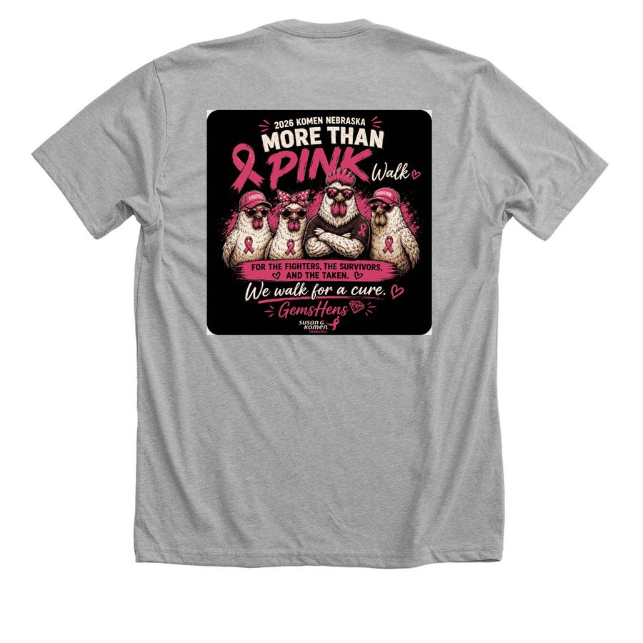 My Cancer Tail ??, a Athletic Heather Premium Unisex Tee (back-view)