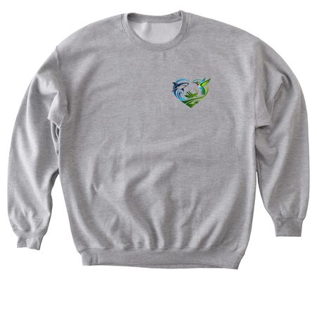 Classroom Love, a Sport Grey Softstyle Crewneck Sweatshirt