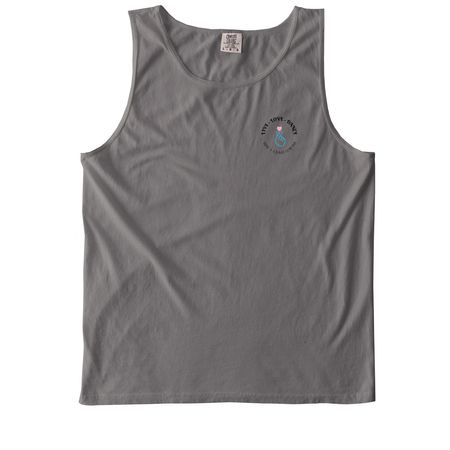 Live-Love-Dance, a Grey Comfort Colors Tank Top