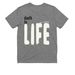 Community Camp Merch, a Aluminum Grey Allmade Youth Eco Triblend Tee (back-view)