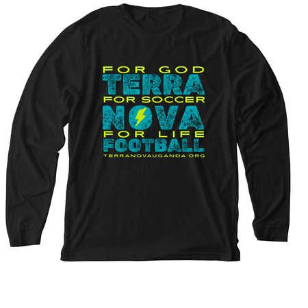 Terra Nova Soccer, a Solid Black Blend Premium Long Sleeve Tee