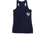 LOHR Merchandise, a Navy Women's Racerback (back-view)