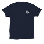 LOHR Merchandise, a Navy Premium Cotton Tee (back-view)