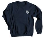 LOHR Merchandise, a Navy Crewneck Sweatshirt (back-view)