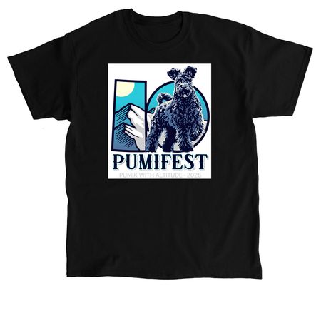 Large Logo Items, a Black Classic Unisex Tee