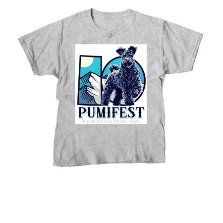 Large Logo Items, a Sport Grey Youth Unisex Tee