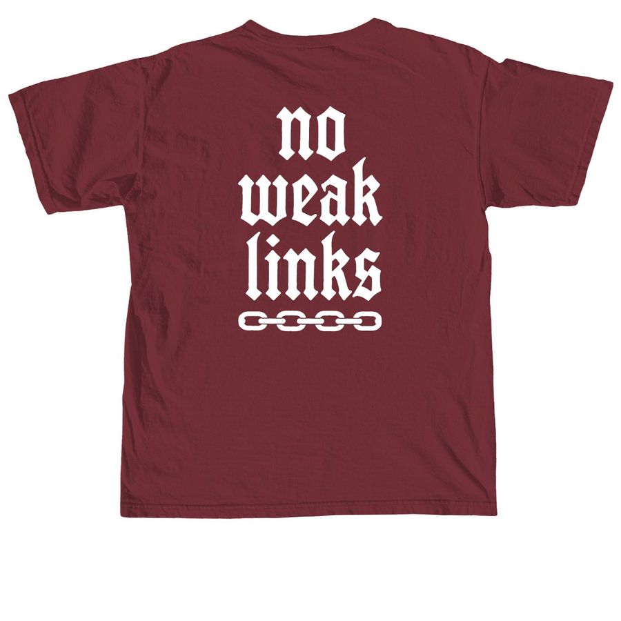 shs, a Brick Comfort Colors Unisex Tee (back-view)