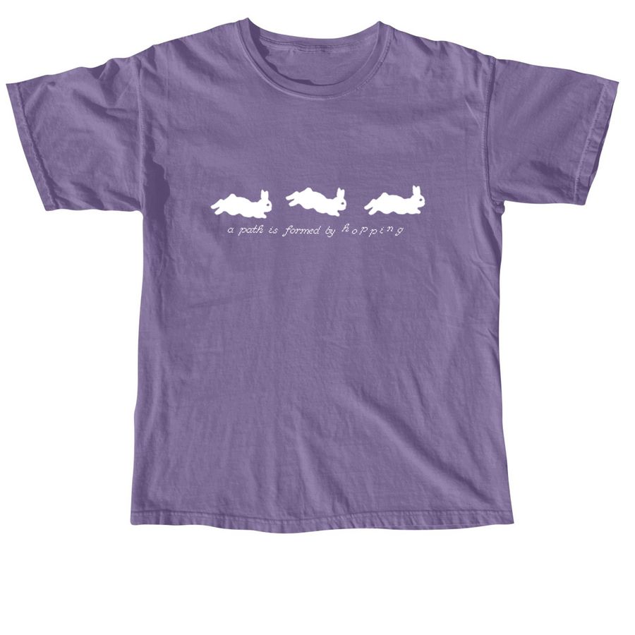 bunny shirt!, a Grape Comfort Colors Unisex Tee