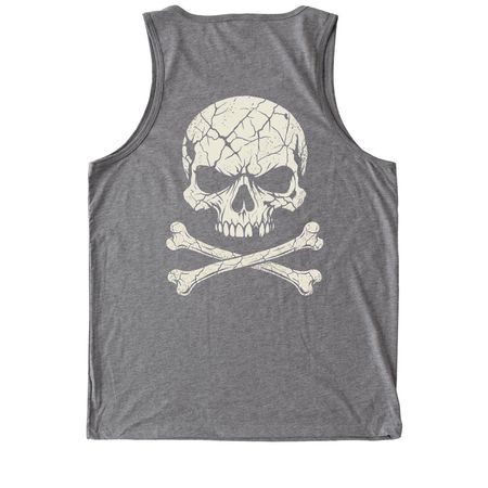 Bag Of Bones 2.0, a Aluminum Grey Allmade Eco Triblend Tank